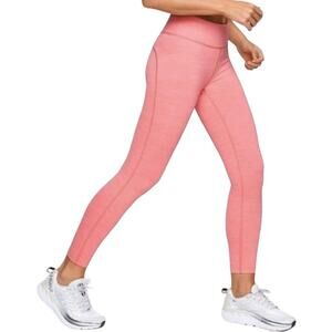 Outdoor Voices OV Coral Pink Tech Sweat 7/8 Workout Leggings Women's Size Medium